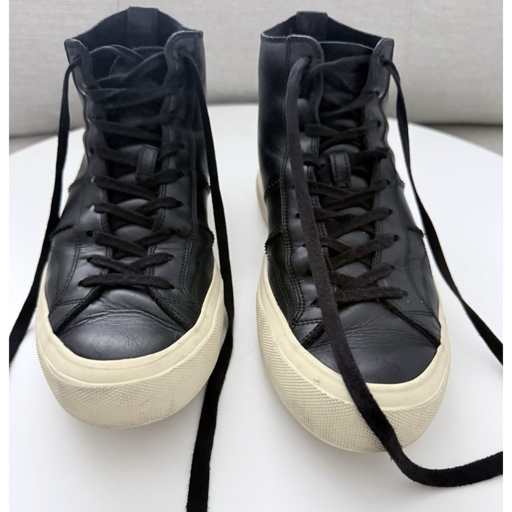 Tom Ford Cambridge Men's Higher Top Black Leather Sneakers US 10